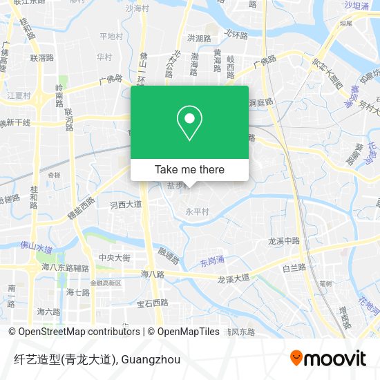 纤艺造型(青龙大道) map