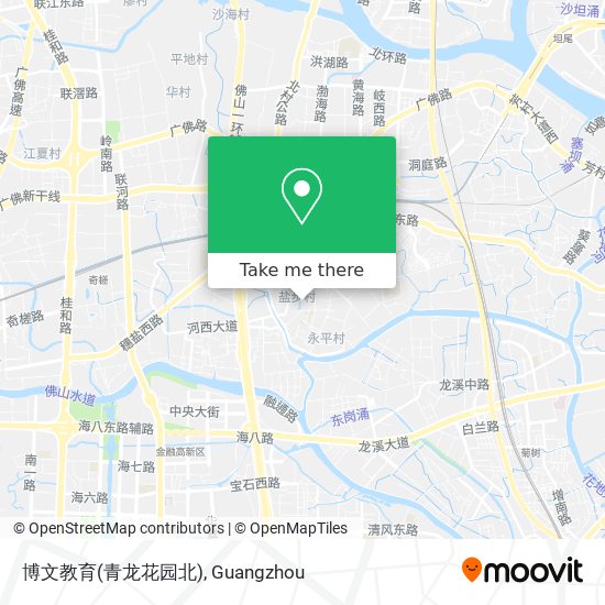 博文教育(青龙花园北) map