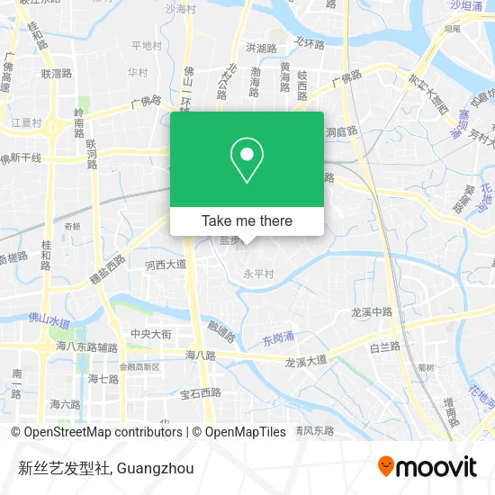 新丝艺发型社 map