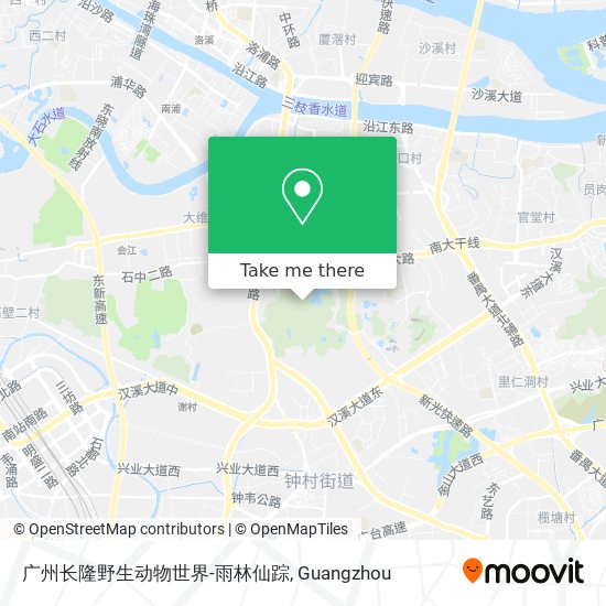 广州长隆野生动物世界-雨林仙踪 map
