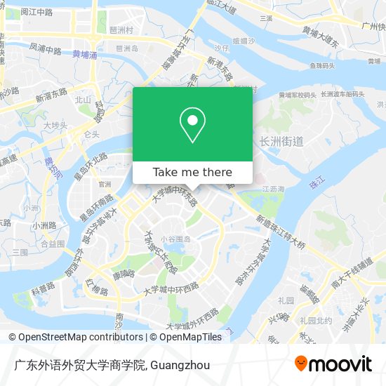 广东外语外贸大学商学院 map