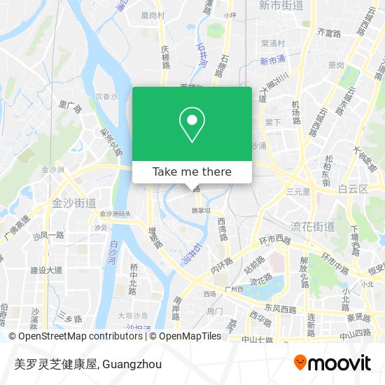 美罗灵芝健康屋 map
