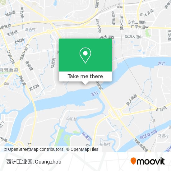 西洲工业园 map