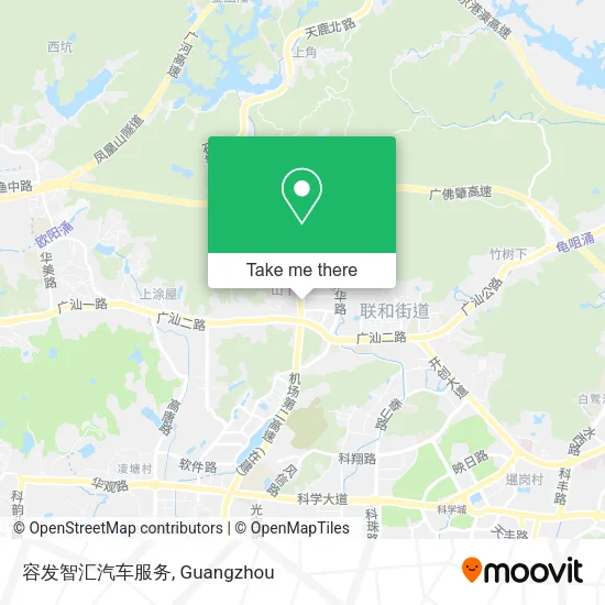 容发智汇汽车服务 map
