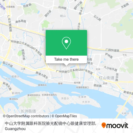 中山大学附属眼科医院验光配镜中心眼健康管理部 map