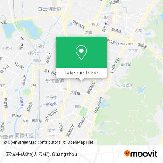花溪牛肉粉(天云街) map