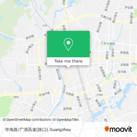 华海路/广清高速(路口) map