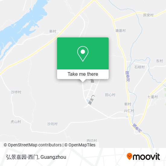 弘景嘉园-西门 map