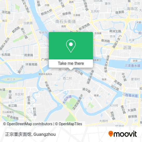 正宗重庆面馆 map