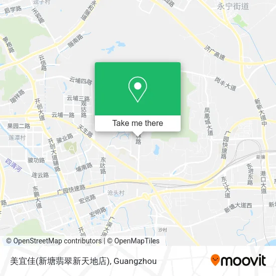 美宜佳(新塘翡翠新天地店) map