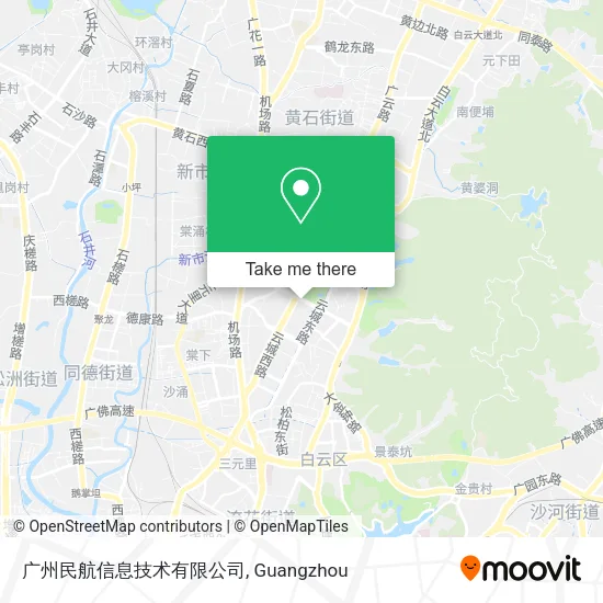 广州民航信息技术有限公司 map