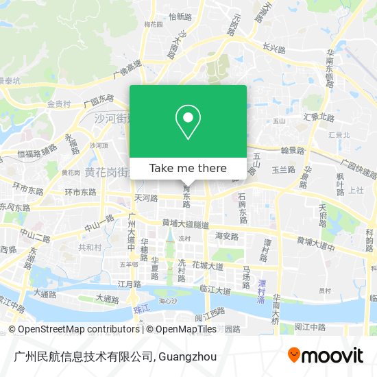 广州民航信息技术有限公司 map