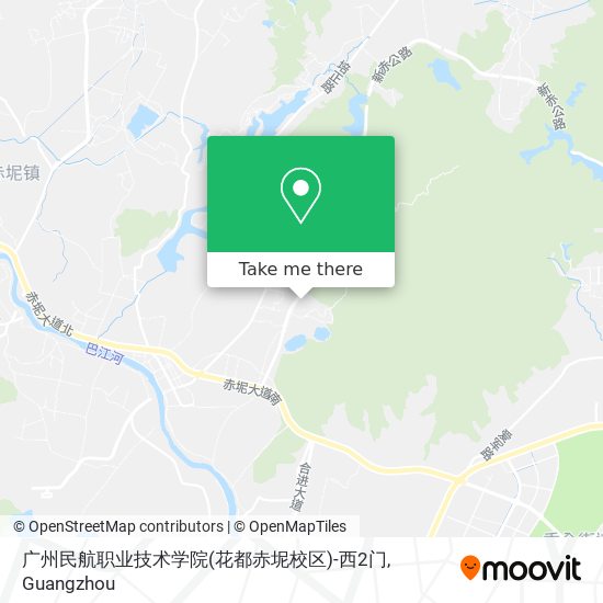 广州民航职业技术学院(花都赤坭校区)-西2门 map