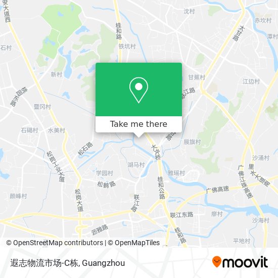 遐志物流市场-C栋 map