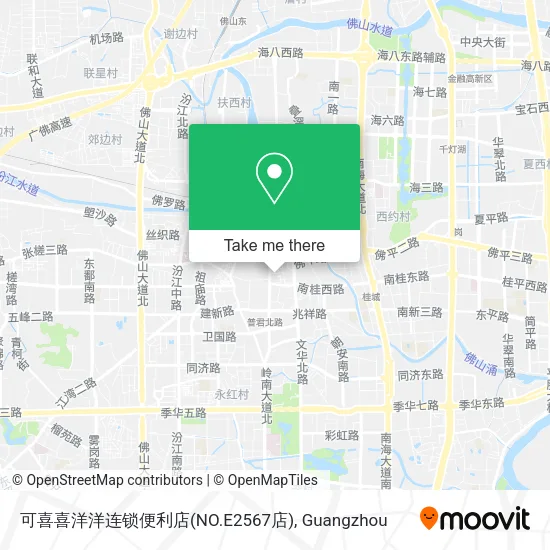 可喜喜洋洋连锁便利店(NO.E2567店) map