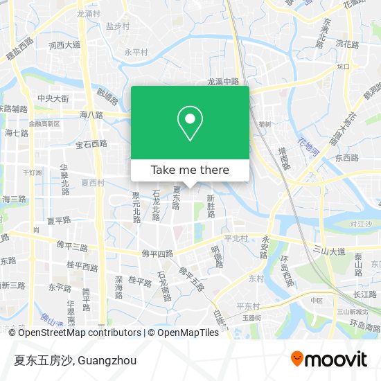 夏东五房沙 map