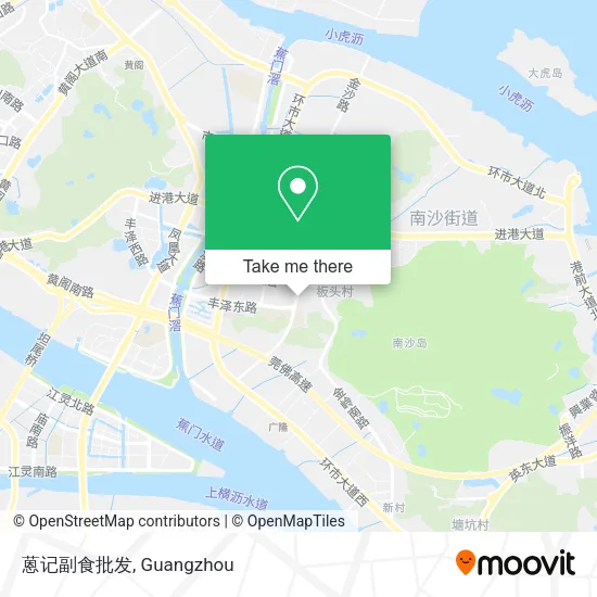 蒽记副食批发 map