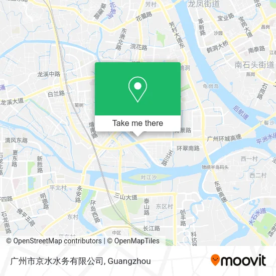 广州市京水水务有限公司 map
