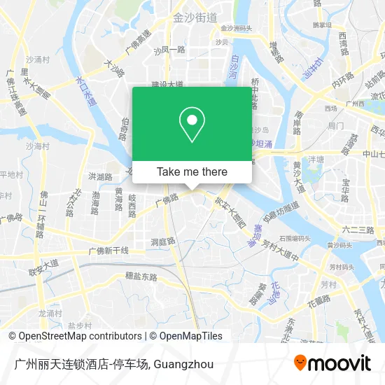广州丽天连锁酒店-停车场 map