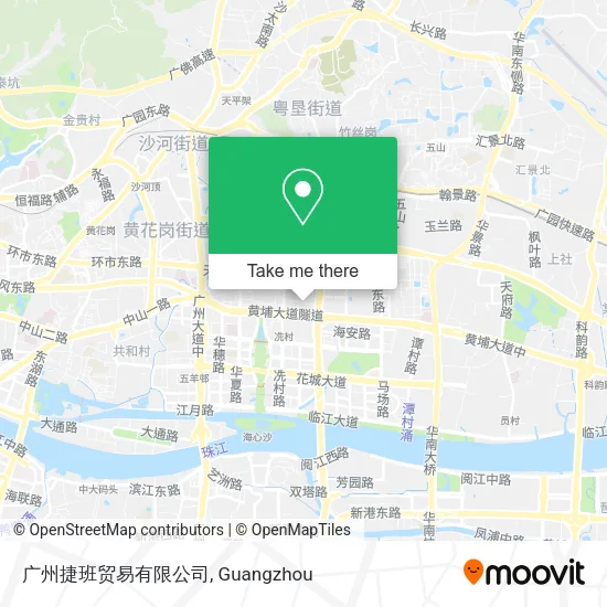 广州捷班贸易有限公司 map