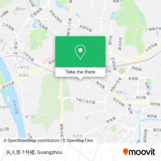 兴人里-1号楼 map