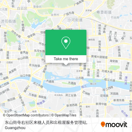 东山街寺右社区来穗人员和出租屋服务管理站 map