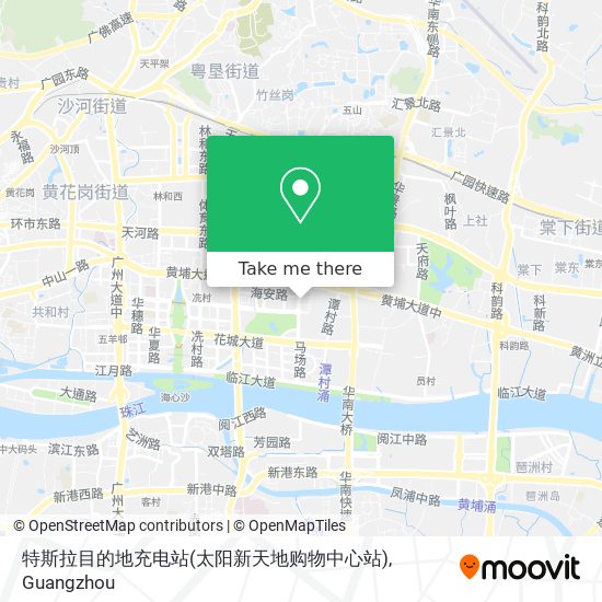 特斯拉目的地充电站(太阳新天地购物中心站) map