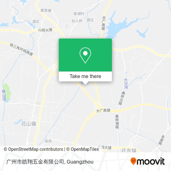 广州市皓翔五金有限公司 map