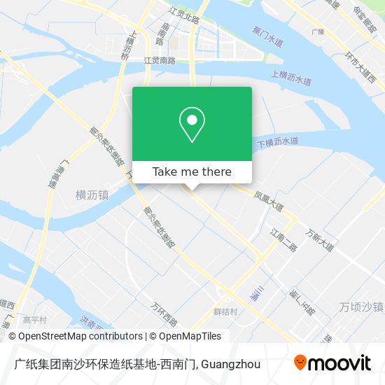 广纸集团南沙环保造纸基地-西南门 map