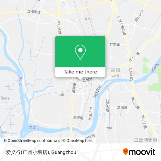 爱义行(广州小塘店) map