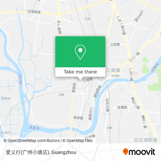 爱义行(广州小塘店) map