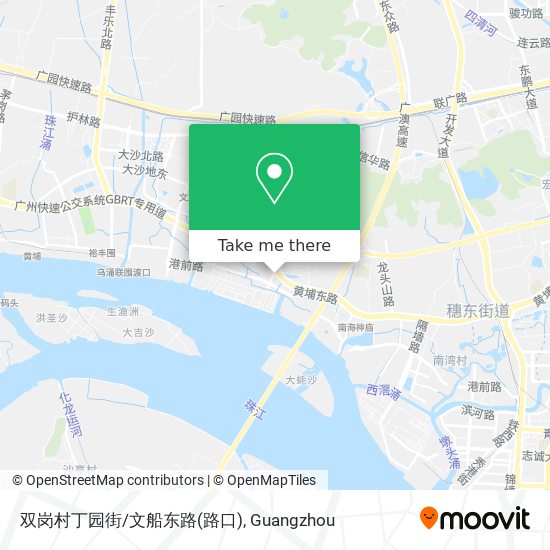 双岗村丁园街/文船东路(路口) map