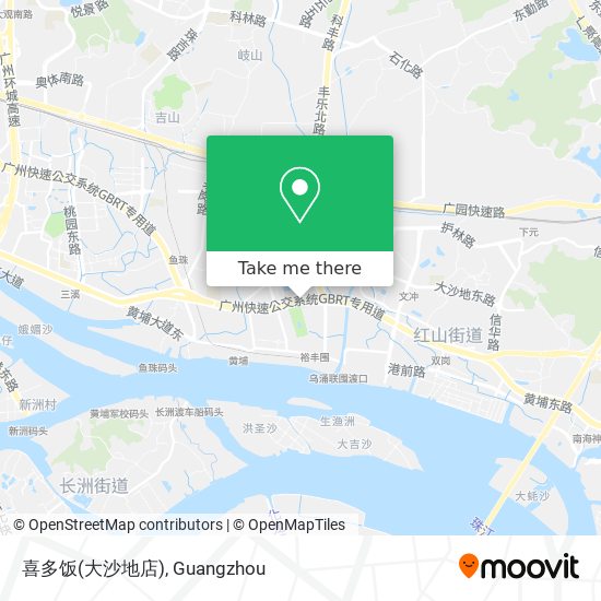 喜多饭(大沙地店) map