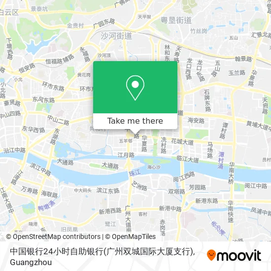中国银行24小时自助银行(广州双城国际大厦支行) map
