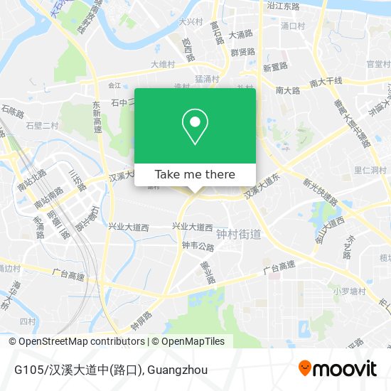 G105/汉溪大道中(路口) map