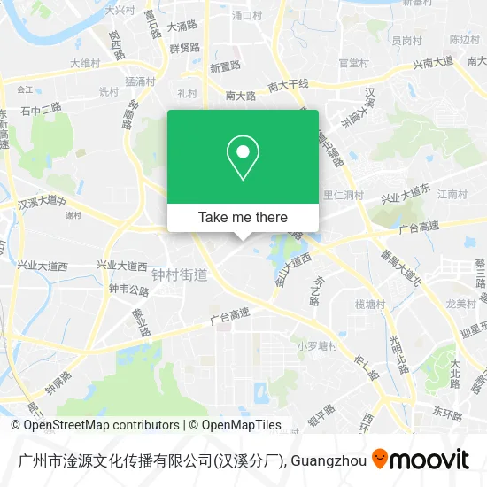 广州市淦源文化传播有限公司(汉溪分厂) map