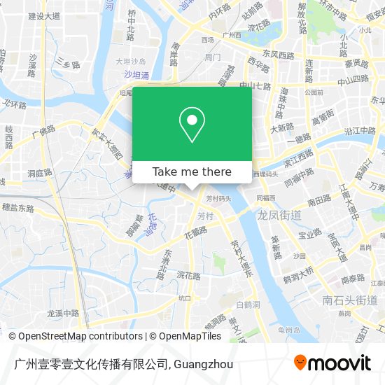 广州壹零壹文化传播有限公司 map