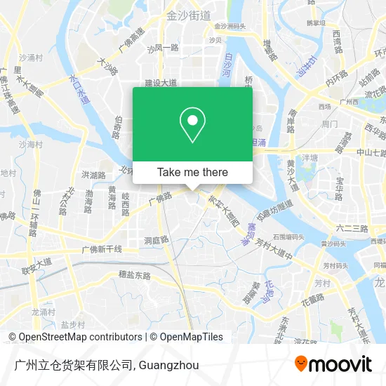 广州立仓货架有限公司 map