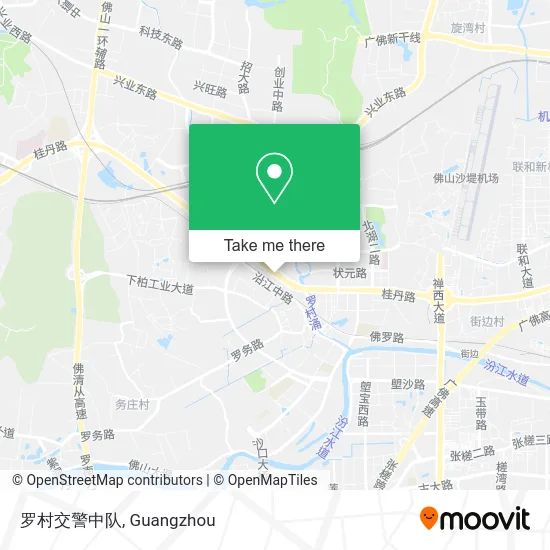 罗村交警中队 map