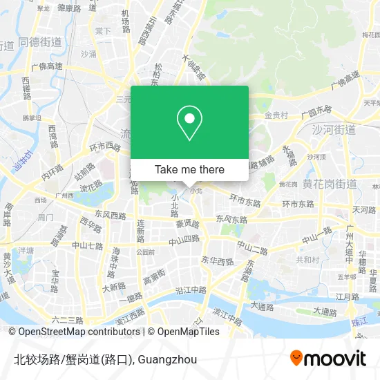 北较场路/蟹岗道(路口) map