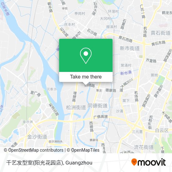 千艺发型室(阳光花园店) map