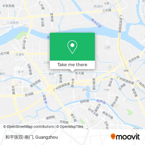 和平医院-南门 map