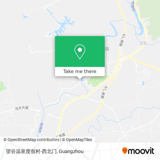 望谷温泉度假村-西北门 map
