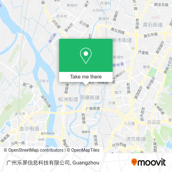 广州乐屏信息科技有限公司 map
