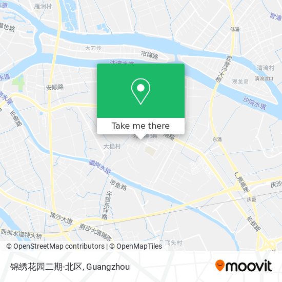 锦绣花园二期-北区 map