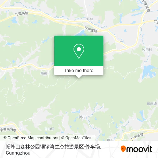 帽峰山森林公园铜锣湾生态旅游景区-停车场 map