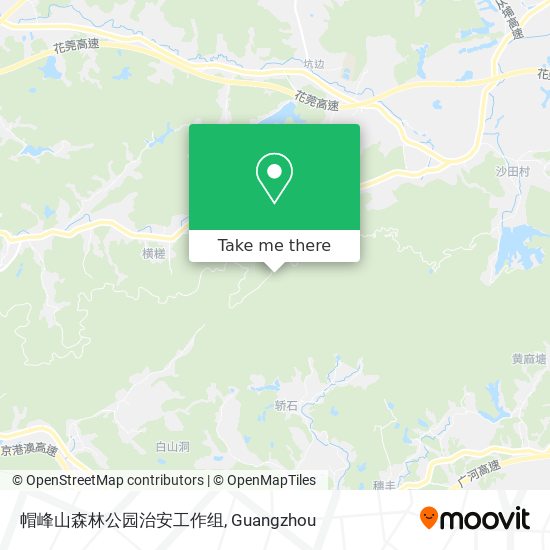 帽峰山森林公园治安工作组 map