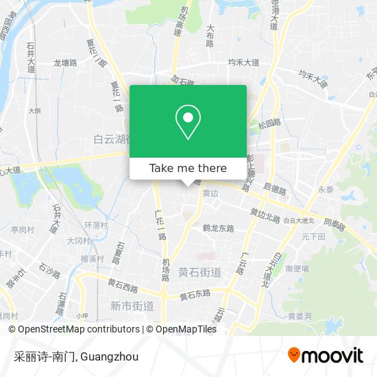 采丽诗-南门 map