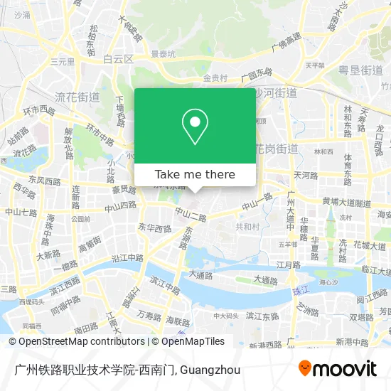 广州铁路职业技术学院-西南门 map