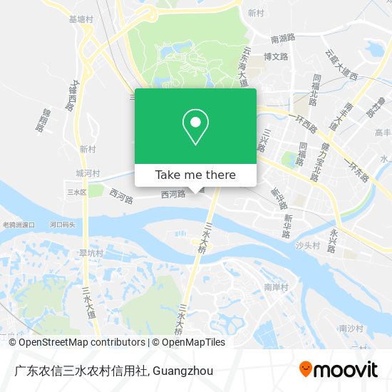 广东农信三水农村信用社 map
